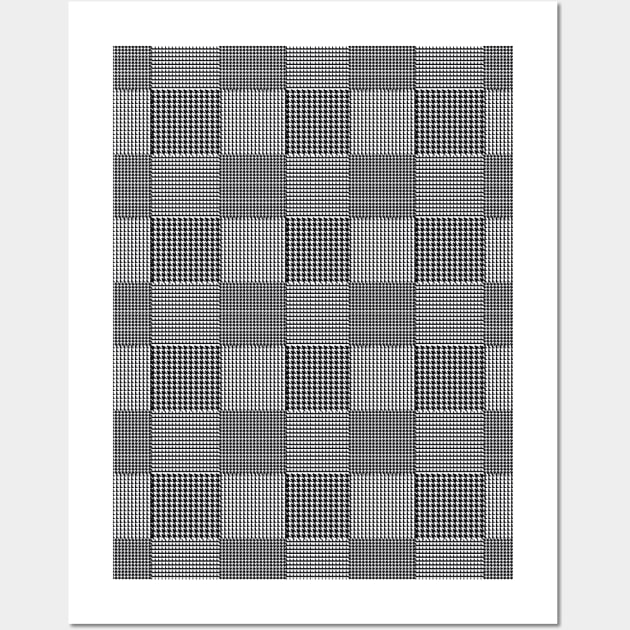 Hounds tooth Pattern Wall Art by VeRaWoNg